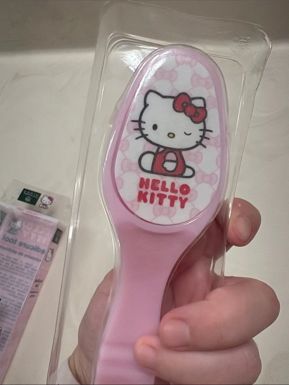Hello Kitty Pink Pedicure Tool with Character Accent